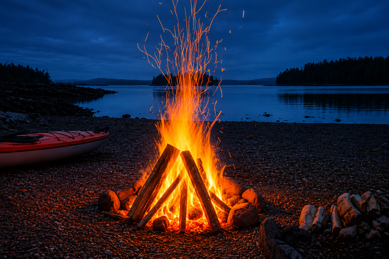 Evening Campfire